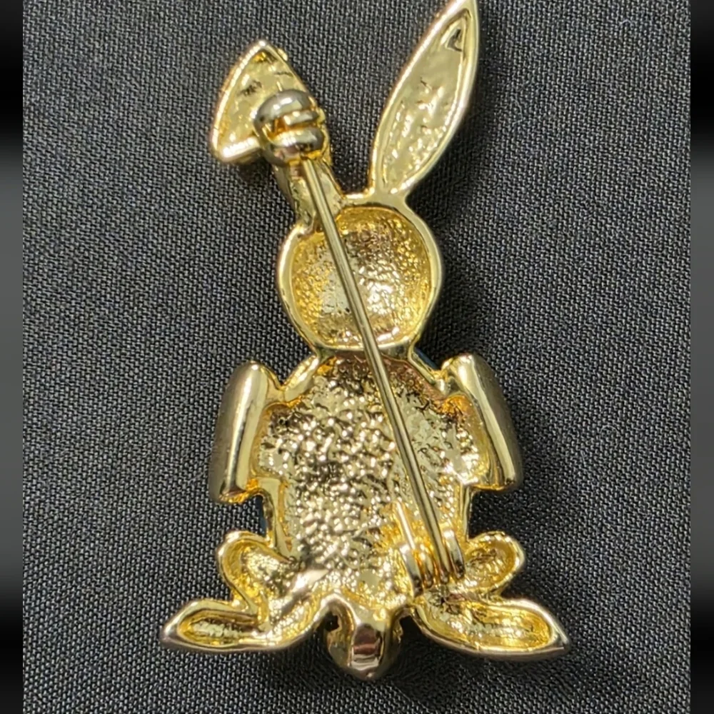 Estate - Gold Tone - Rabbit/Bunny - Vintage Brooch - Item 262 - Picture 3 of 4